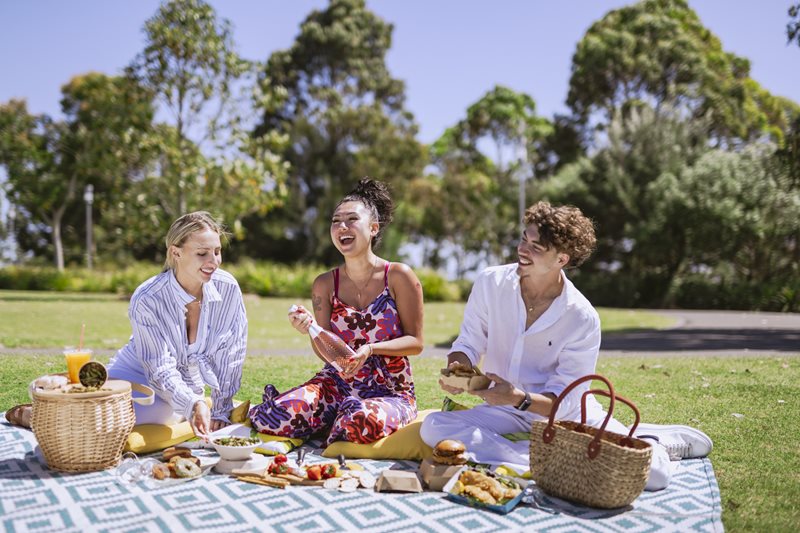Picnics in Barangaroo Reserve 