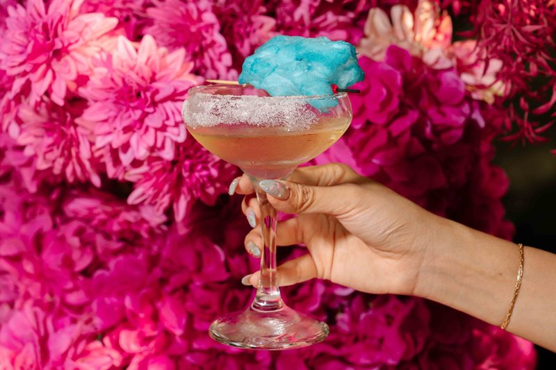 Vivid rooftop cocktails with a twist