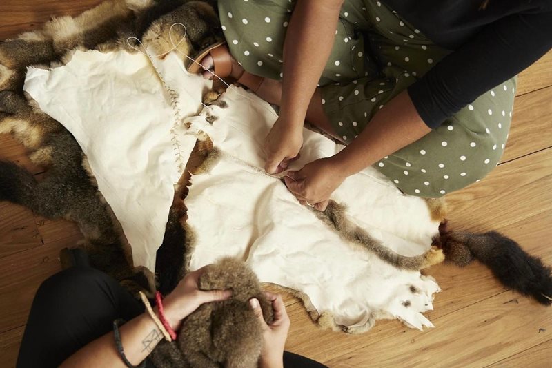 NAIDOC Week Possum Skin Cloak Workshop